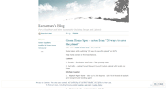 Desktop Screenshot of ecosenses.wordpress.com