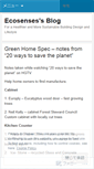 Mobile Screenshot of ecosenses.wordpress.com