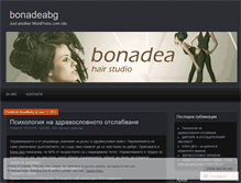 Tablet Screenshot of bonadeabg.wordpress.com