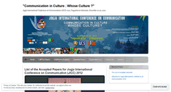 Desktop Screenshot of jicc2012.wordpress.com