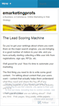 Mobile Screenshot of emarketingprofs.wordpress.com