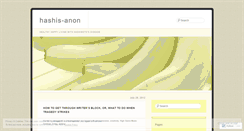 Desktop Screenshot of hashisanon.wordpress.com