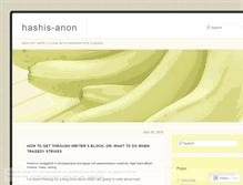 Tablet Screenshot of hashisanon.wordpress.com