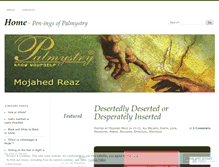 Tablet Screenshot of palmystry.wordpress.com