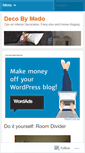 Mobile Screenshot of decobymado.wordpress.com