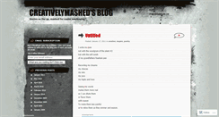 Desktop Screenshot of creativelymashed.wordpress.com