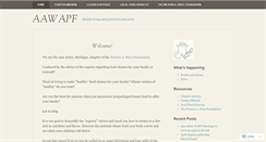 Desktop Screenshot of aawapf.wordpress.com