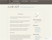 Tablet Screenshot of aawapf.wordpress.com