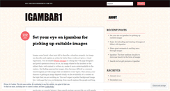 Desktop Screenshot of igambar1.wordpress.com