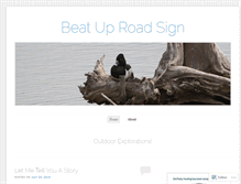 Tablet Screenshot of beatuproadsign.wordpress.com