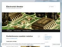 Tablet Screenshot of electronistamator.wordpress.com