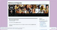 Desktop Screenshot of mulheresdesegunda.wordpress.com