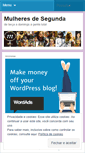 Mobile Screenshot of mulheresdesegunda.wordpress.com