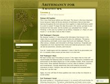 Tablet Screenshot of holarithmancy.wordpress.com