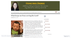 Desktop Screenshot of honeybeedebbie.wordpress.com