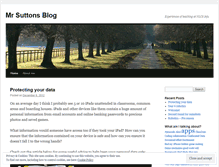 Tablet Screenshot of mrsuttonsblog.wordpress.com