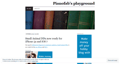 Desktop Screenshot of pianofab.wordpress.com