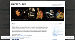 Desktop Screenshot of legendstheband.wordpress.com