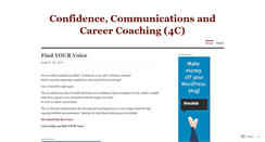 Desktop Screenshot of communicationscoaching.wordpress.com