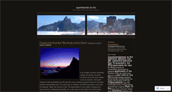 Desktop Screenshot of apartmentsinrio.wordpress.com