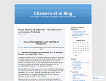 Tablet Screenshot of chamero.wordpress.com