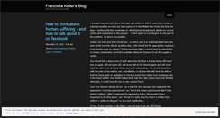 Desktop Screenshot of franziskakeller.wordpress.com