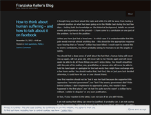 Tablet Screenshot of franziskakeller.wordpress.com