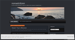 Desktop Screenshot of nomadcitizen.wordpress.com