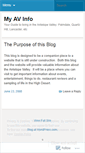 Mobile Screenshot of myavinfo.wordpress.com