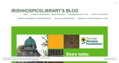 Desktop Screenshot of irishhospicelibrary.wordpress.com
