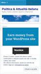 Mobile Screenshot of politicaitalia.wordpress.com