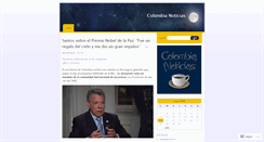 Desktop Screenshot of colombianoticias.wordpress.com