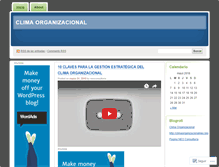 Tablet Screenshot of desarrolloorganizacional.wordpress.com