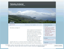 Tablet Screenshot of marketingambiental.wordpress.com
