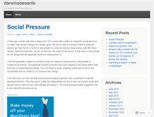 Tablet Screenshot of darwinsoesanto.wordpress.com