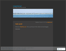 Tablet Screenshot of magentameat.wordpress.com