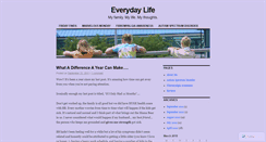 Desktop Screenshot of bigfamilybiglife.wordpress.com