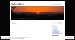 Desktop Screenshot of heytheresaaron.wordpress.com