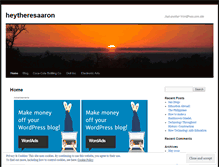 Tablet Screenshot of heytheresaaron.wordpress.com