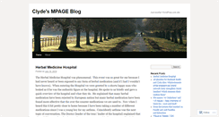 Desktop Screenshot of clydempage.wordpress.com