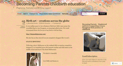 Desktop Screenshot of becomingparentschildbirtheducation.wordpress.com