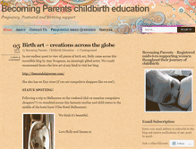 Tablet Screenshot of becomingparentschildbirtheducation.wordpress.com