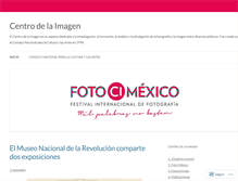 Tablet Screenshot of centrodelaimagen.wordpress.com