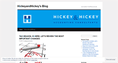 Desktop Screenshot of hickeyandhickey.wordpress.com