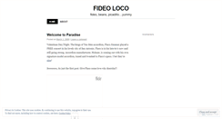 Desktop Screenshot of fideoloco.wordpress.com