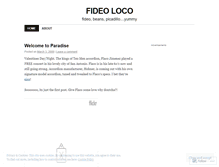 Tablet Screenshot of fideoloco.wordpress.com