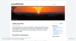 Desktop Screenshot of meredithfender.wordpress.com