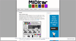 Desktop Screenshot of miditarhero.wordpress.com