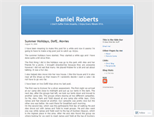 Tablet Screenshot of danielroberts.wordpress.com