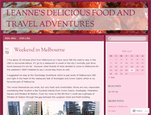 Tablet Screenshot of deliciousfoodandtravel.wordpress.com